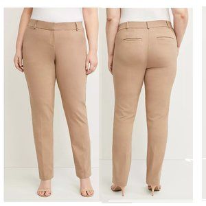 Women's Plus Size Tall Straight Leg Career Dress Pants Sz 16T